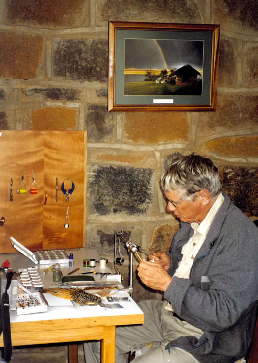 13 Ed Herbst Vrederus fly tying desk