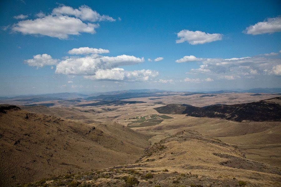 View from summit of Naudes Nek Pass