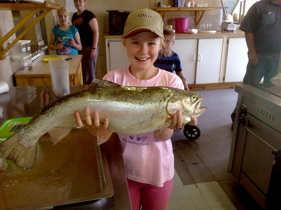Ed Herbst on Big trout in Barkly East